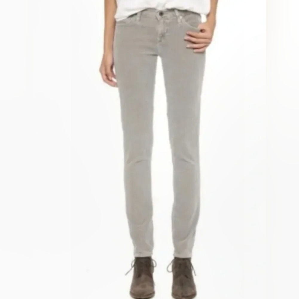 AG Adriano Goldschmied The Casablanca Womens Gray Straight Jeans